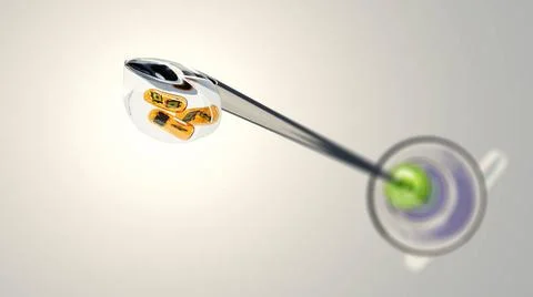 Typical syringe with microprocessors A typical syringe with microprocessor... Stockfoto's