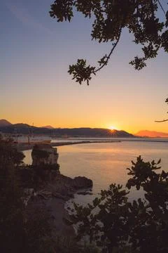 Typical tower of the Amalfi coast Stock Photos