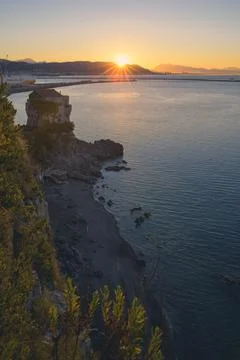 Typical tower of the Amalfi coast Stock Photos