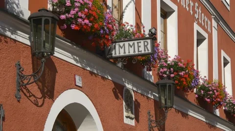 Typical traditional Austrian hotel Video stock 67217184