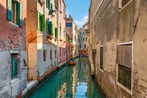 Typical venetian view. Foto stock
