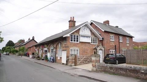 Typical village in England Stock Footage 79654396