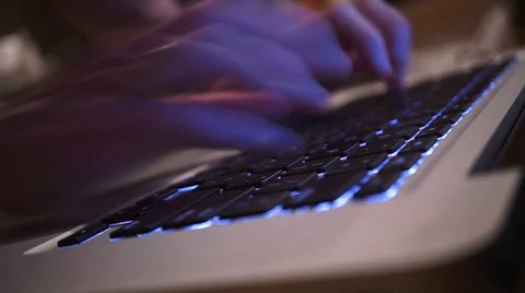 Typing 00009 01 Video stock 33346474