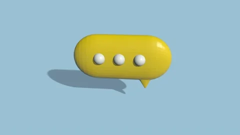 Typing, 3D animation of the yellow icon. Stock Footage 166687238