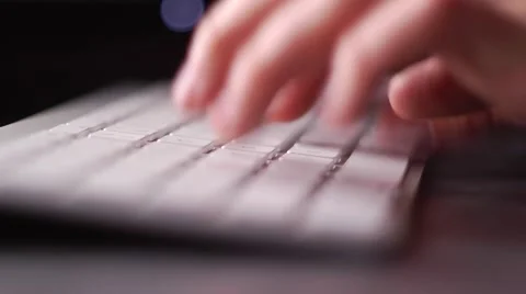 Typing and mouse macro side Vídeo Stock 49583339