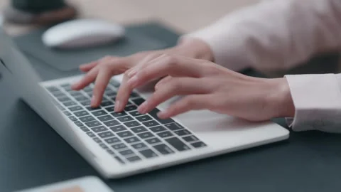 Typing and working Stock Footage 270270414