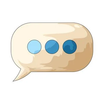 Typing bubble illustration Stock Illustration