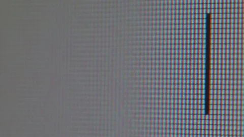 Typing of capital letters S E C. Extra close up view. Stock Footage 128323811