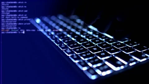 Typing Code Stock Footage 200142804