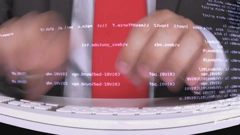 Typing Code  Stock Footage 200727385