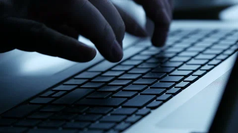 Typing on computer, 4K, UHD Stock Footage 48773156