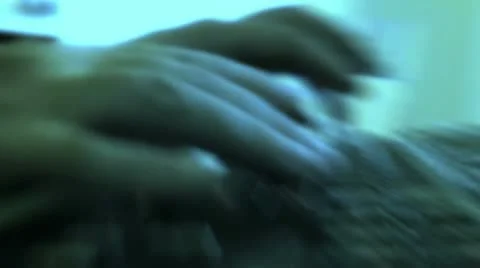 Typing on Computer Keyboard, time lapse, flash and zoom Stock Footage 10589392