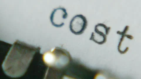 Typing "costumes by" on an old typewriter 스톡 동영상 22096706