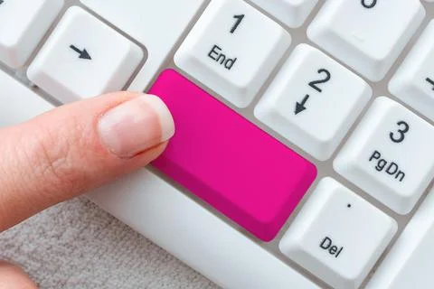 Typing Difficult Program Codes, Writing New Educational Book, Recording Online Stock-Fotos