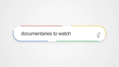 Typing Documentaries to Watch in Search Bar - Close Up Technology Concept Stock Footage 344033290