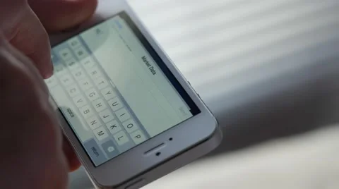 Typing email on smartphone, 4k. UHD Stock Footage 49099759
