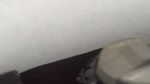 Typing THE END in black ink on an old mechanical typewriter. Video stock 126594620