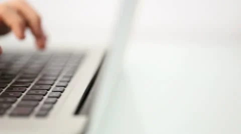 Typing Video stock 21816946