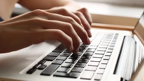 Typing Stock Footage