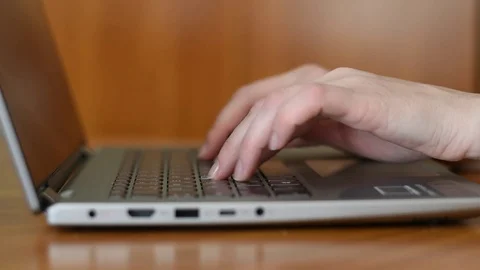 Typing Stock Footage 127564284