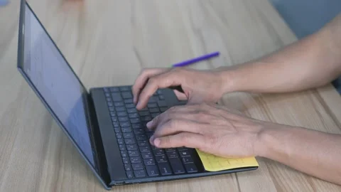 Typing Stock Footage 237702517