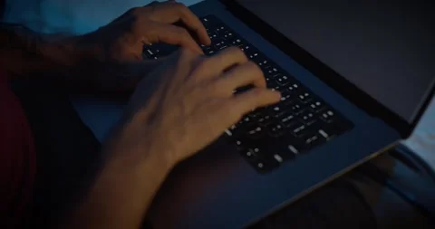 Typing Stock Footage 263536350