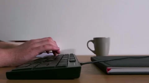 Typing Video stock 321495794