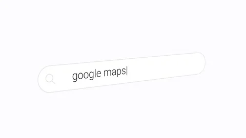 Typing Google Maps - Web Mapping Platform and Consumer Application. - Stock Footage 246507996