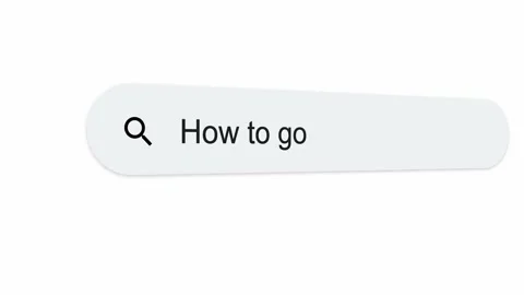 Typing 'How to go viral'. Internet browser search bar on computer screen. Stock Footage 232362987