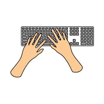 Typing Icon Stock Illustration