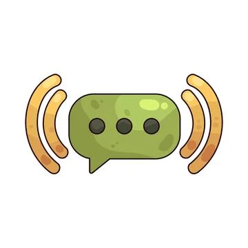 Typing indicator illustration Stock Illustration