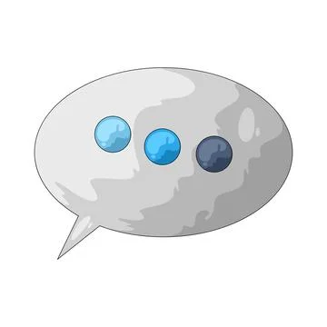Typing indicator illustration Stock Illustration