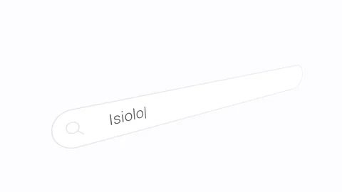 Typing Isiolo On Search Bar - Close Up Stock Footage 333644193