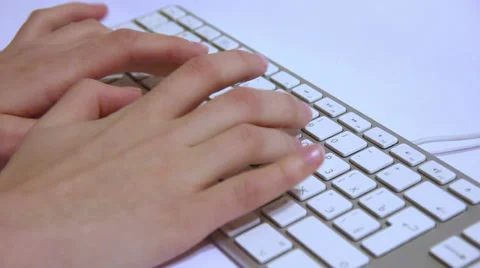 Typing On Keyboard 2 Vidéo 34735456