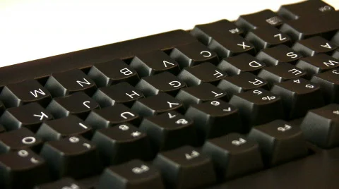 Typing on a Keyboard Stock Footage 75274