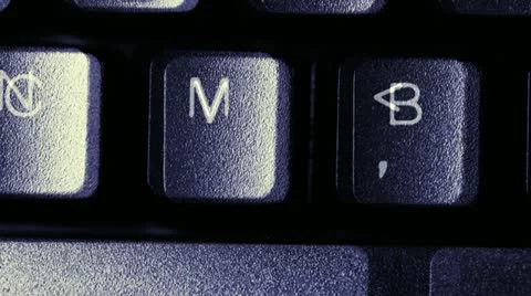 Typing on a keyboard 動画素材 20634807