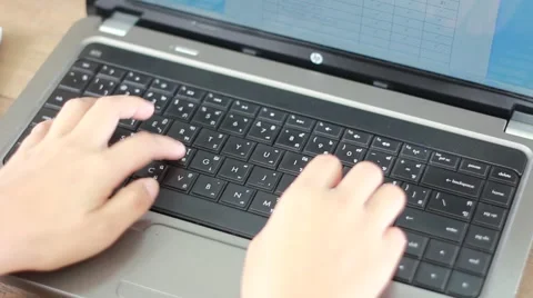 Typing keyboard Stock Footage 42498049