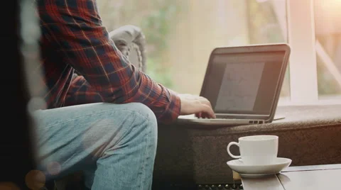 Typing on a Keyboard Stock Footage 54209822
