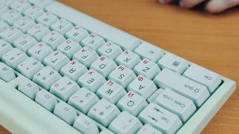 Typing on keyboard. Stock Footage 70168578