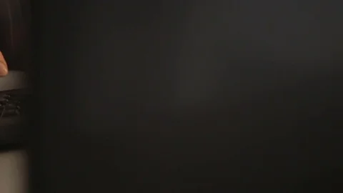 Typing at the keyboard Stock Footage 73023264