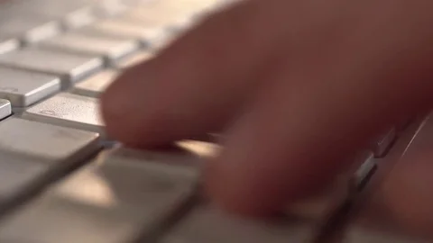 Typing on keyboard Stock Footage 73289566
