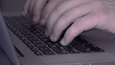 Typing on Keyboard 스톡 동영상 77648911