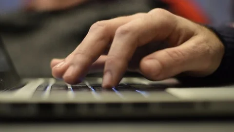 Typing on keyboard Stock Footage 101746131