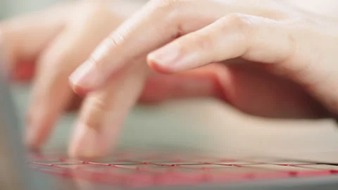 Typing keyboard Video stock 162653248