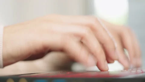 Typing keyboard Video stock 162653330