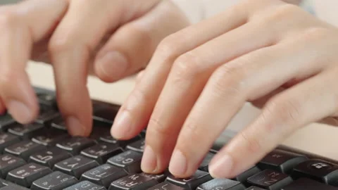 Typing keyboard Video stock 162653995