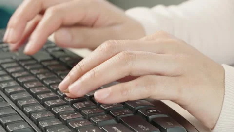 Typing keyboard Video stock 162654321