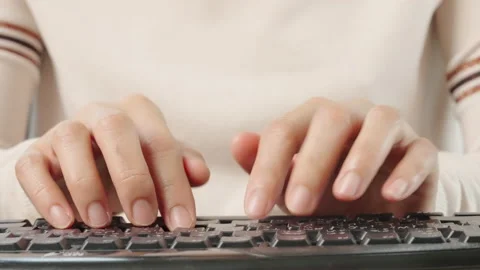 Typing keyboard Video stock 162654595