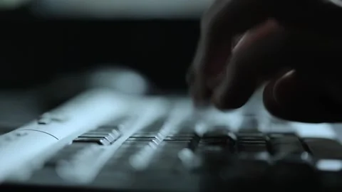 Typing on keyboard. Stock Footage 168491844