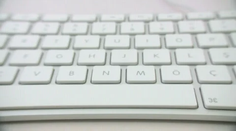 Typing on a keyboard. HD720 progressive. Stock Footage 291423